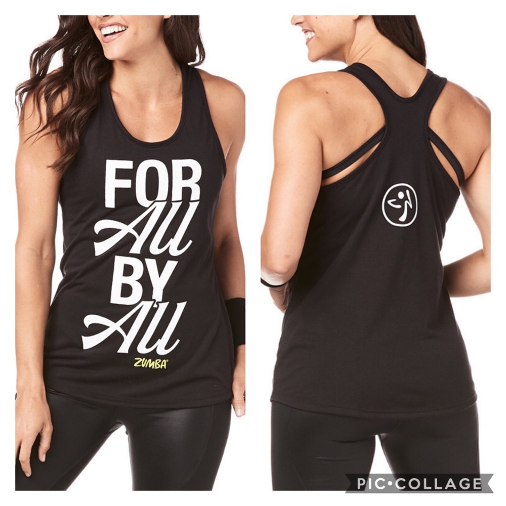 🛍Zumba Fitness For All By All Loose Tank NWT
